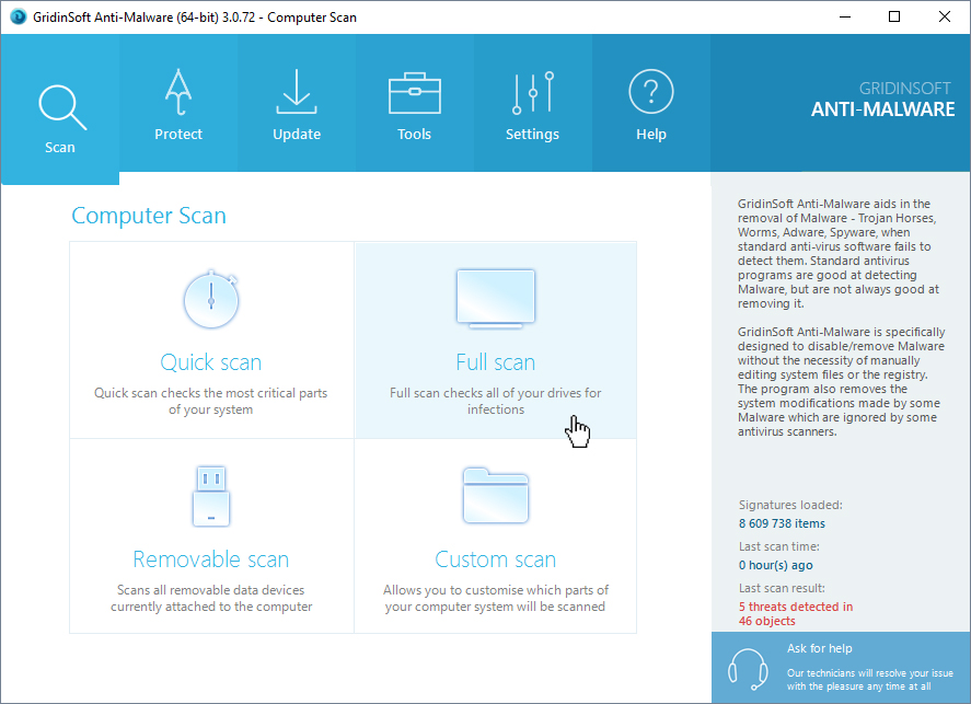 QBIT System Care removal tool